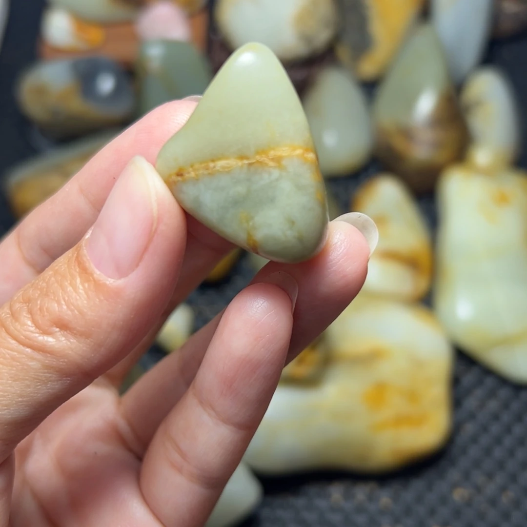 和田玉未镶嵌挂件12