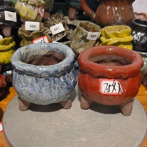 开***心粗陶花盆手工花盆制作就这样