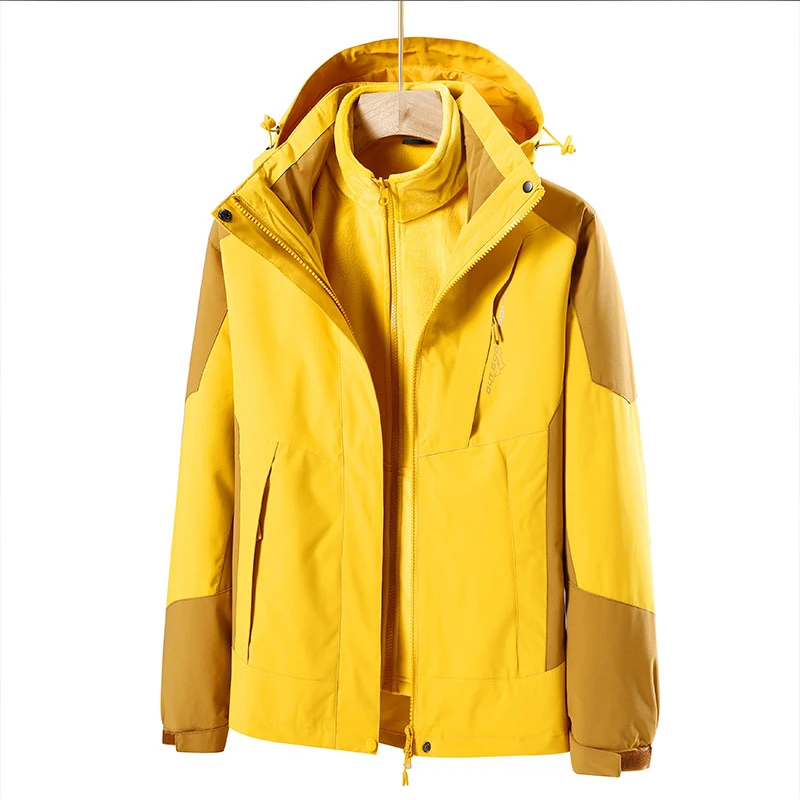 反季闭眼入【三合一冲锋衣=内胆+外壳】防风防水/情侣款秋冬厚外套