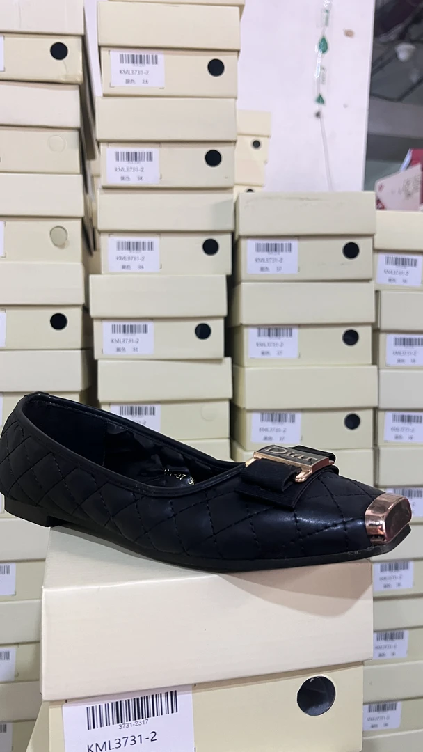 37款平底低跟套筒圆头中跟浅口单鞋休闲鞋舒适皮鞋女士运动时尚