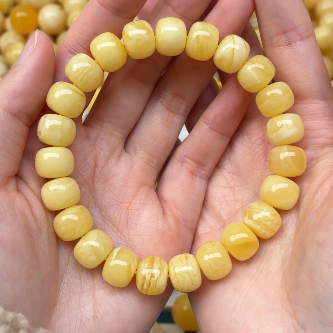 蜜蜡未镶嵌裸石11手串