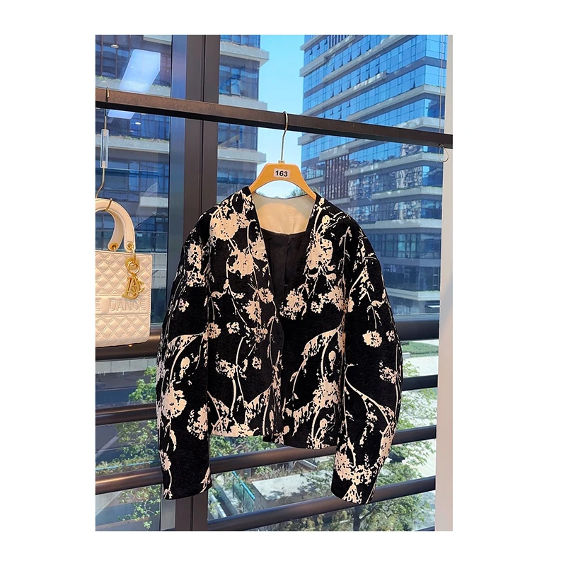 【谷品242】新中式国风秋季新款高端气质复古上衣