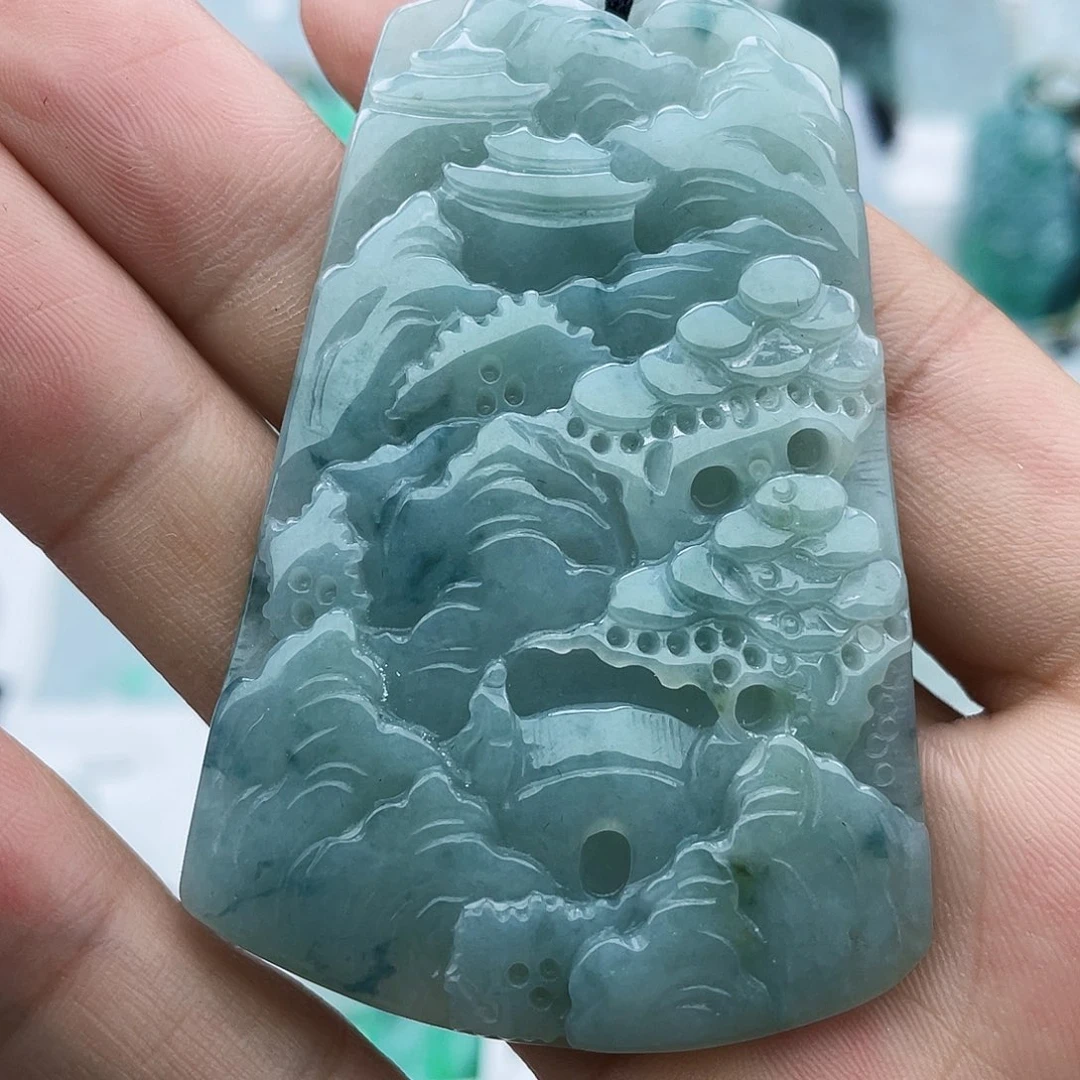 颈饰未镶嵌翡翠翡翠