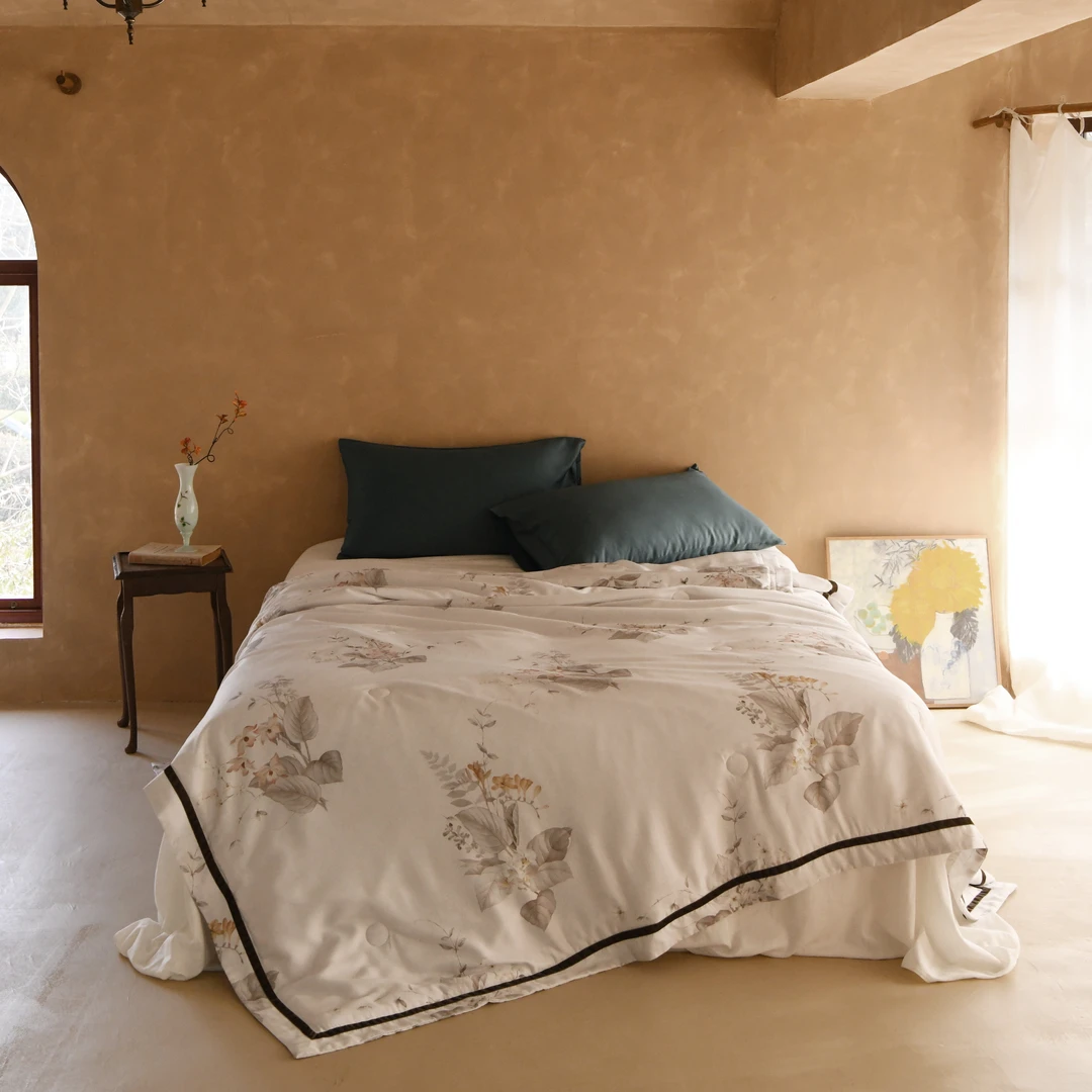 雅赞【夏被】轻奢夏被凉感舒适透气亲肤印花可机洗