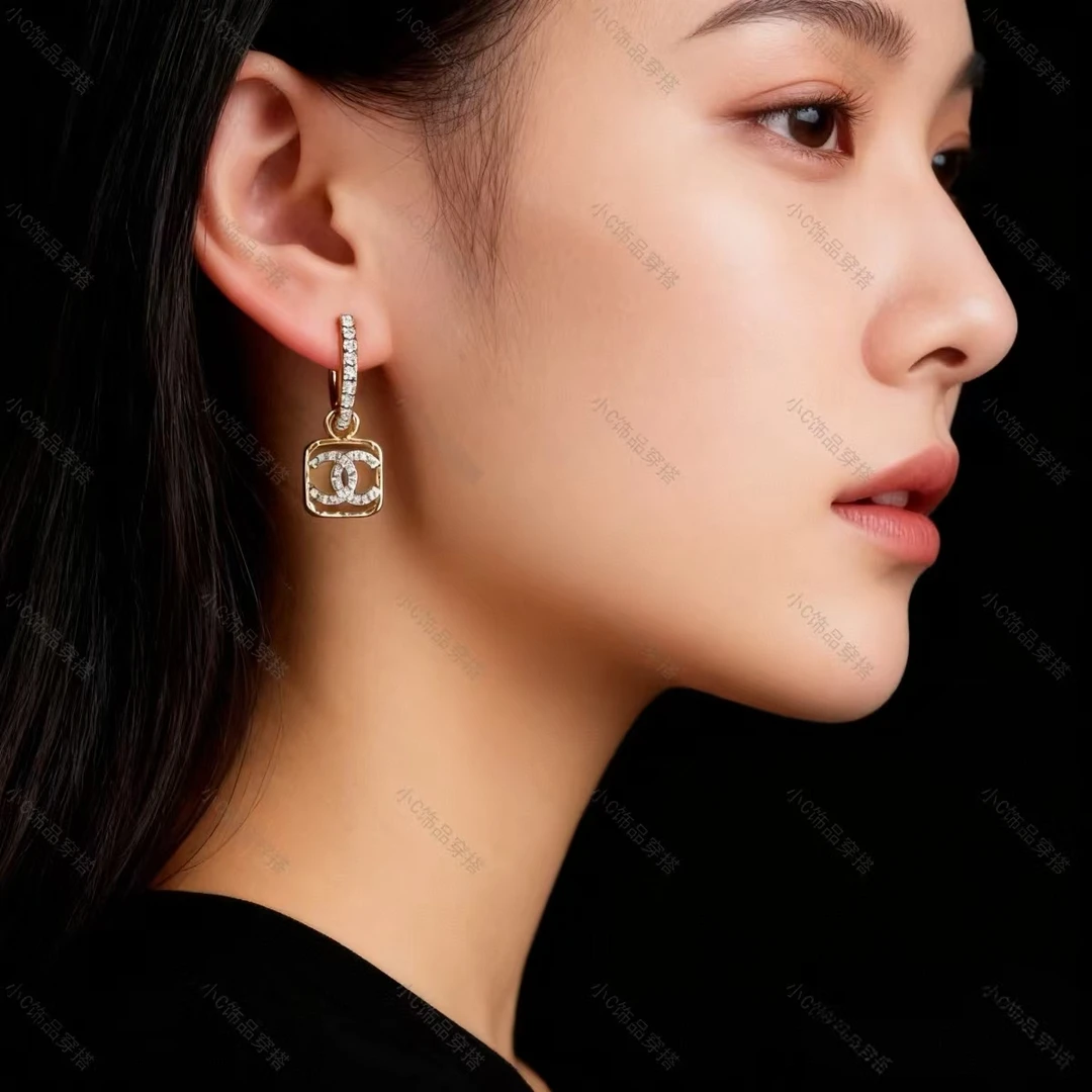 99新 Chanel/香奈儿 【活动黑黑】 合金 耳环
