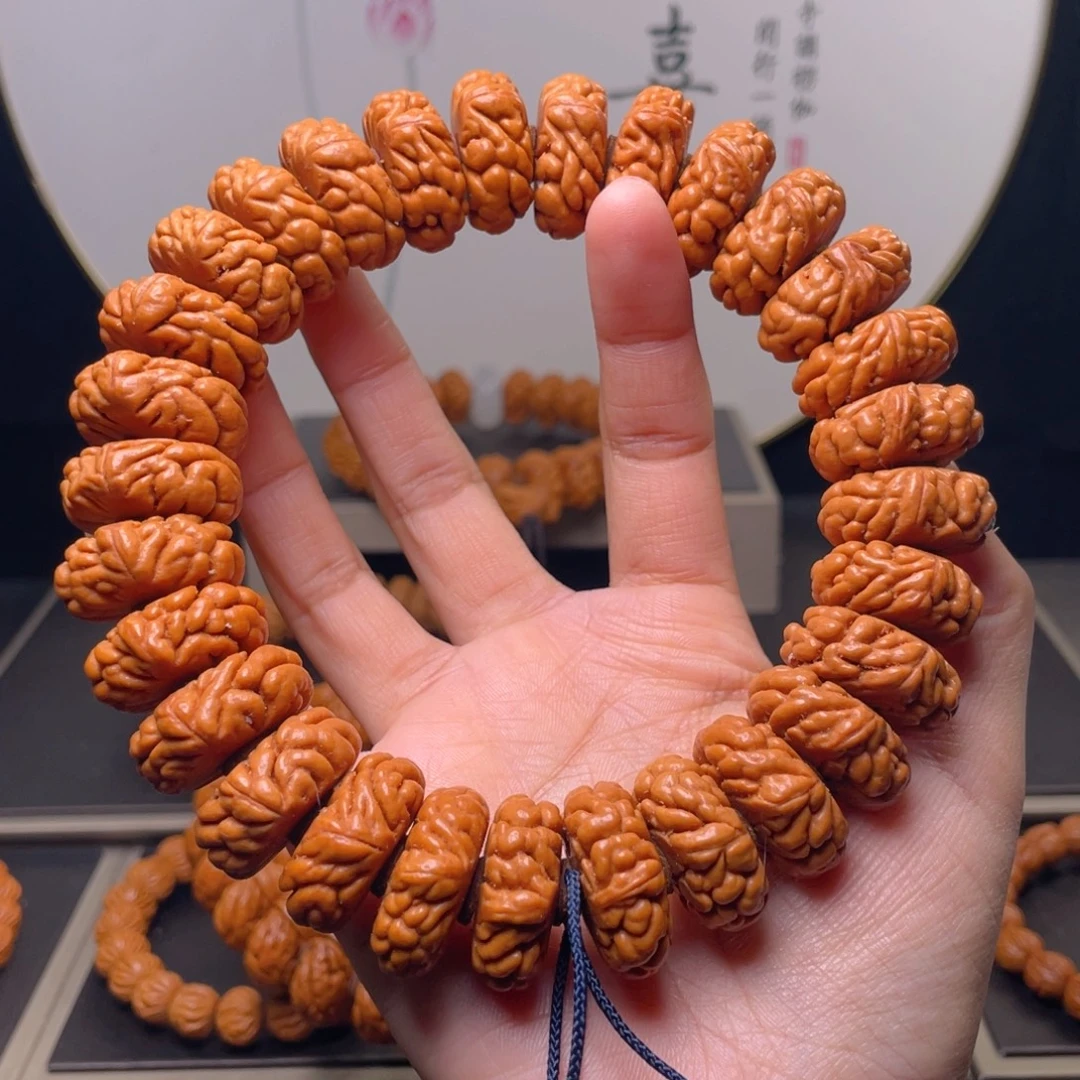 桃核吊坠24尺寸豹子头大手持