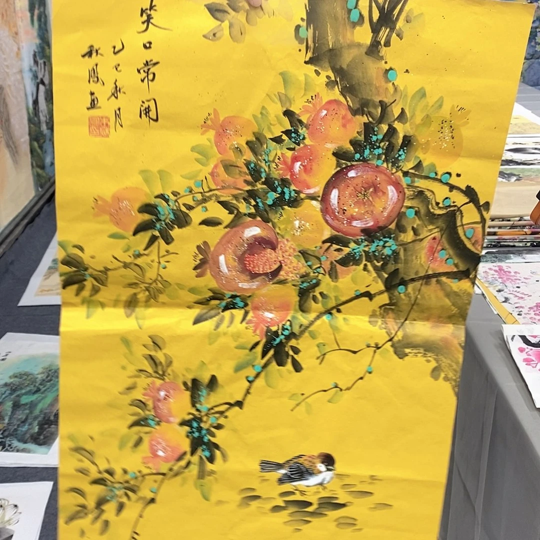 国画国画手绘作品