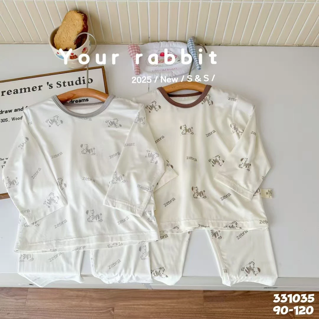 玥儿兔莫代尔空调服男宝女宝