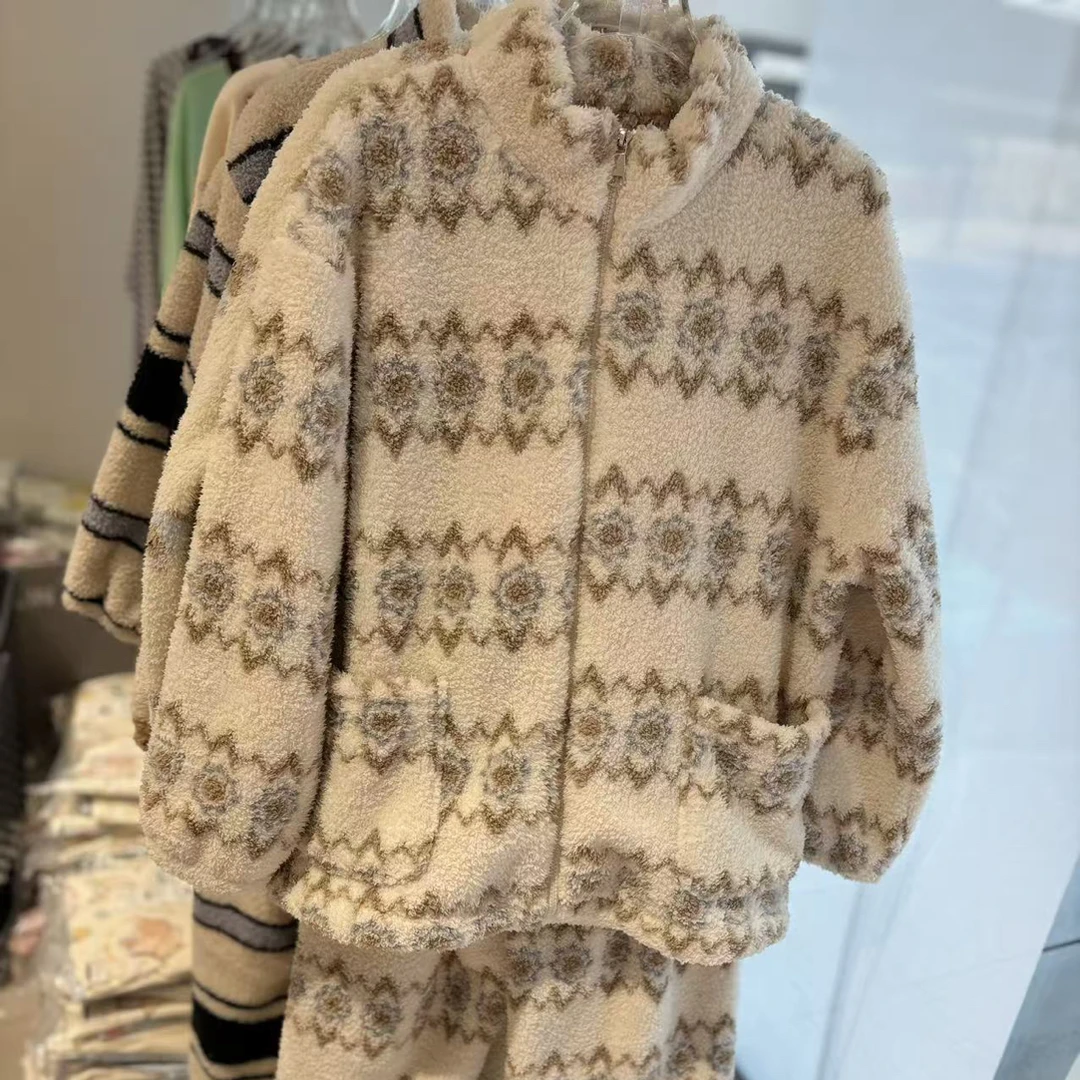 秋冬新款暖暖绒家居服套装