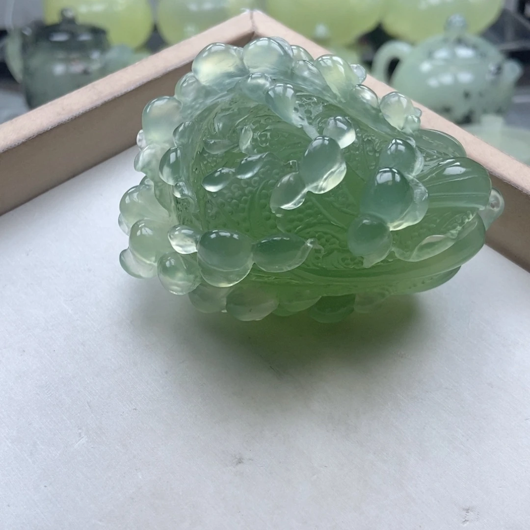 蛇纹石玉未镶嵌手把