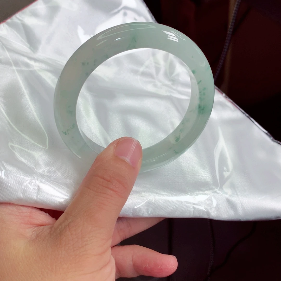 未镶嵌手镯翡翠缅甸天然A货翡翠手镯55