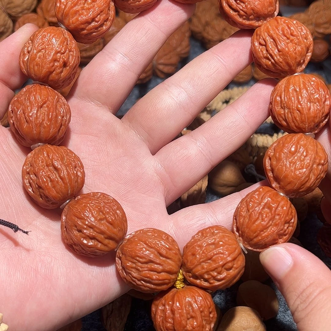 文玩核桃手串粗筋桃心手持
