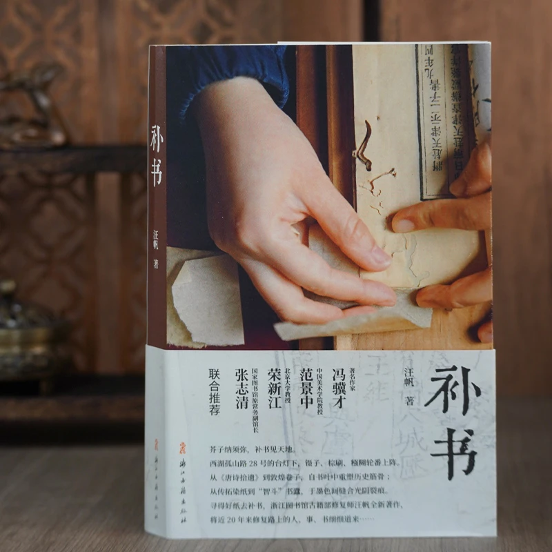《补书》汪帆著/古籍修复/修复实录如何让破损的古籍重获新生