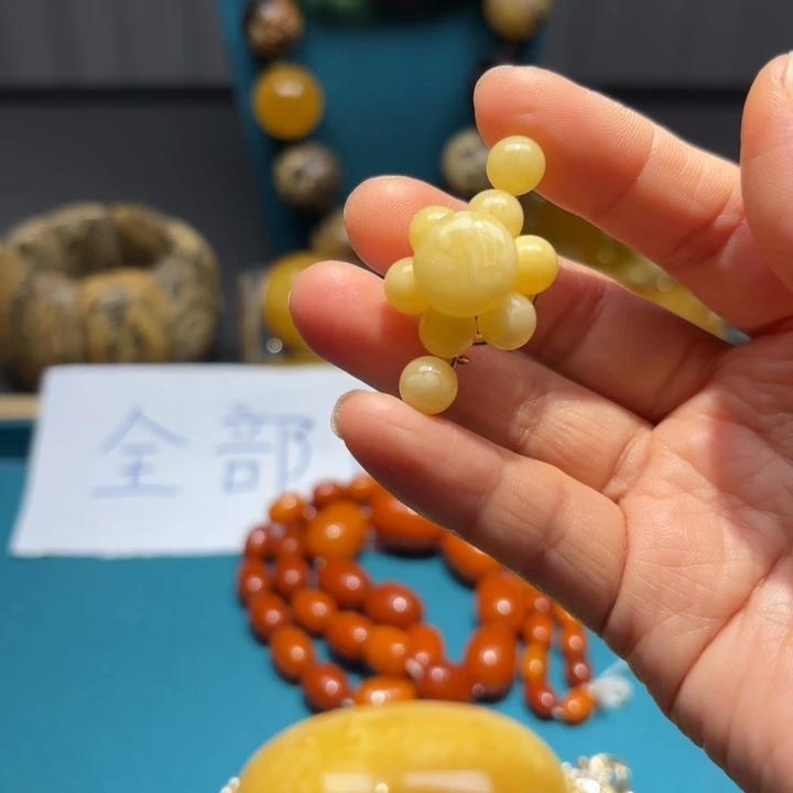 琥珀未镶嵌颈饰波兰设计琥珀蜜蜡