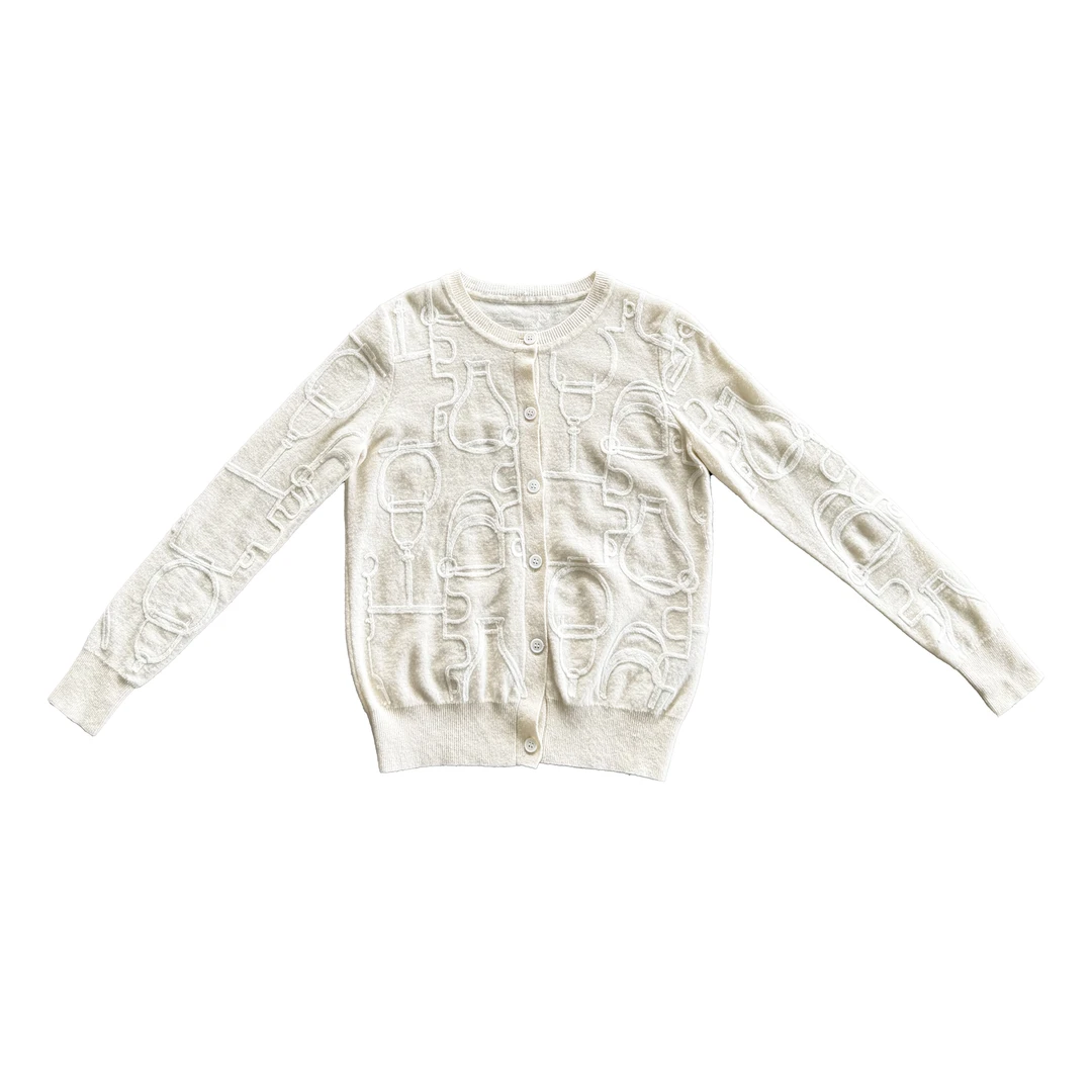 whoskongxx·养马中古水溶花纹羊毛开衫