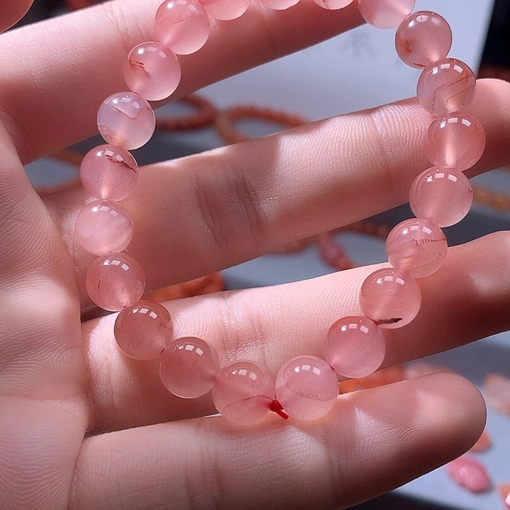 南红玛瑙未镶嵌手链