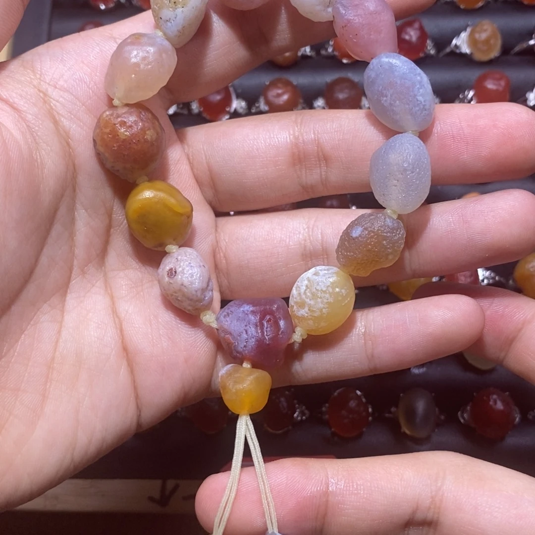 玛瑙/玉髓合金手链