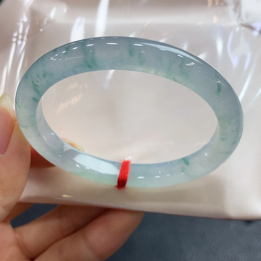 翡翠未镶嵌手镯翡49-50