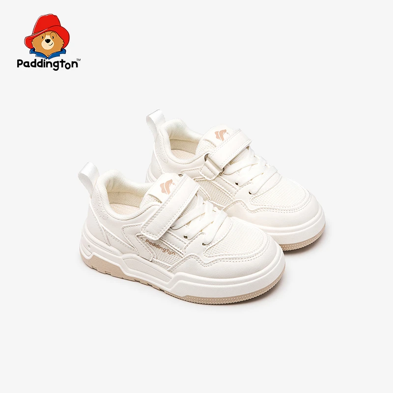 帕丁顿熊童鞋春秋新款幼儿园小白鞋软底防滑稳步鞋女童鞋子休闲鞋