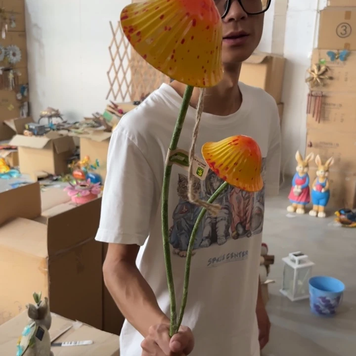 盖碗样品样品样品立体黄蘑菇