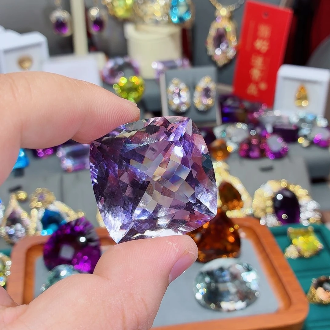 小***a水晶珠宝半成品未镶嵌裸石