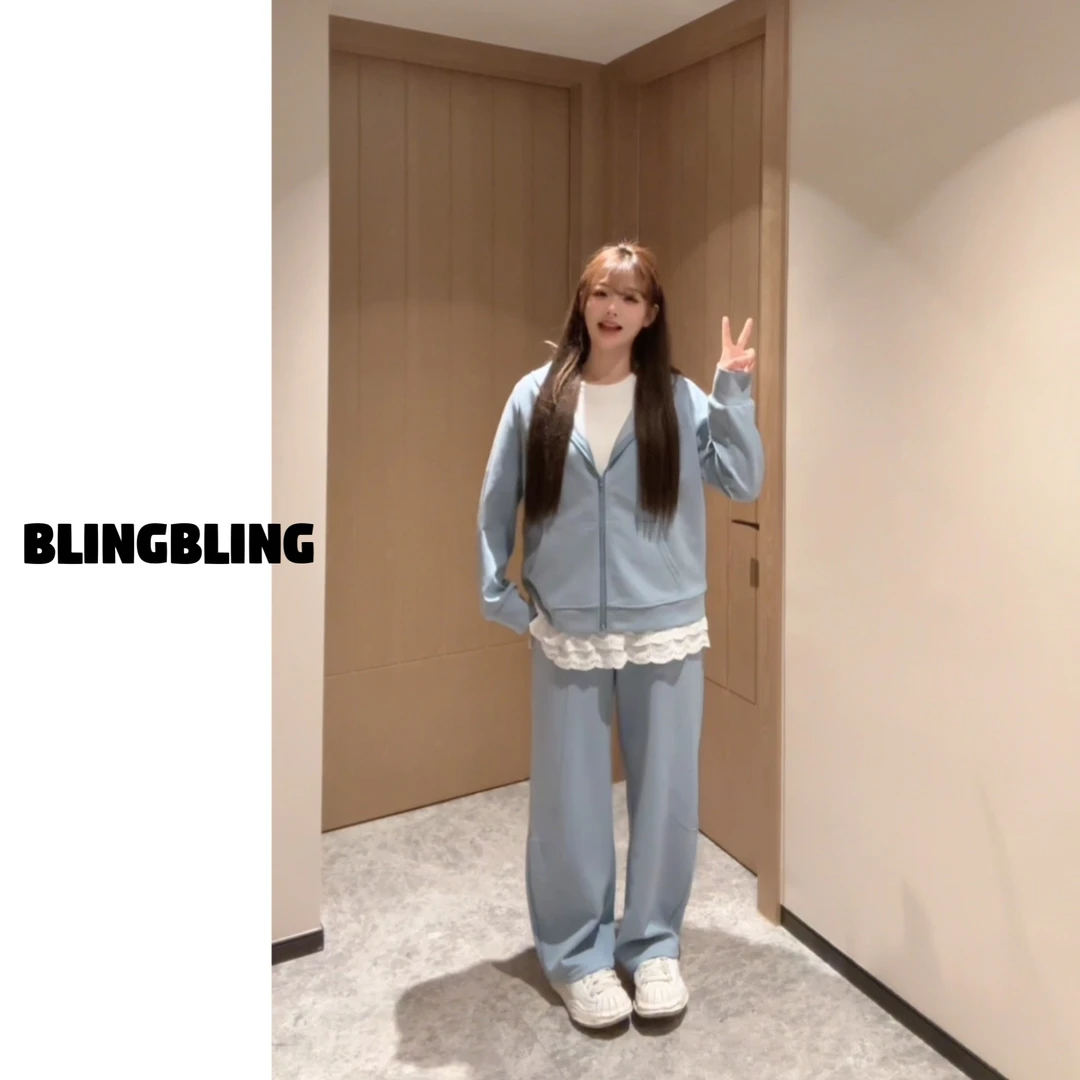 唐不灵微胖《柠檬岛屿》大码显瘦连帽卫衣开衫运动通勤风