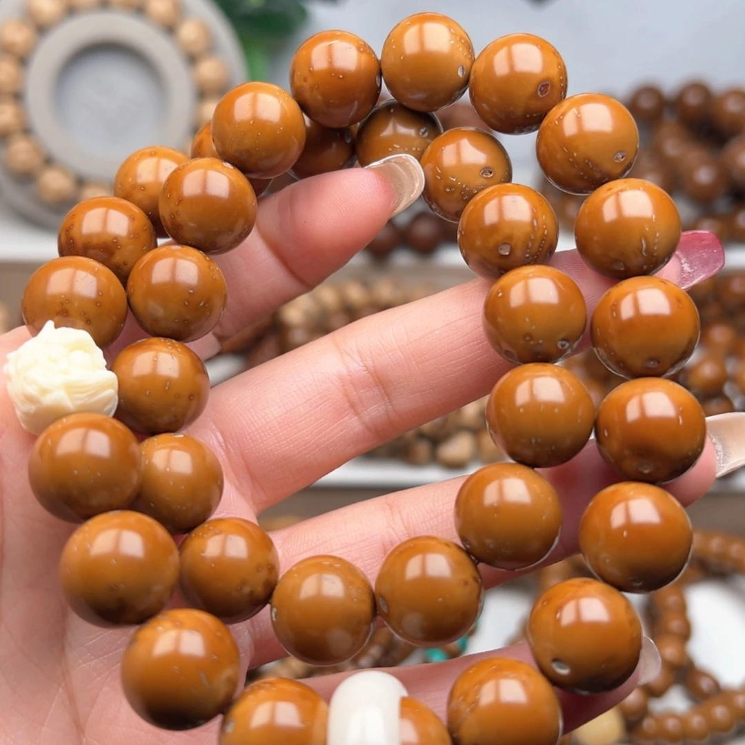 紫金鼠手串南**子13.8光珠手持