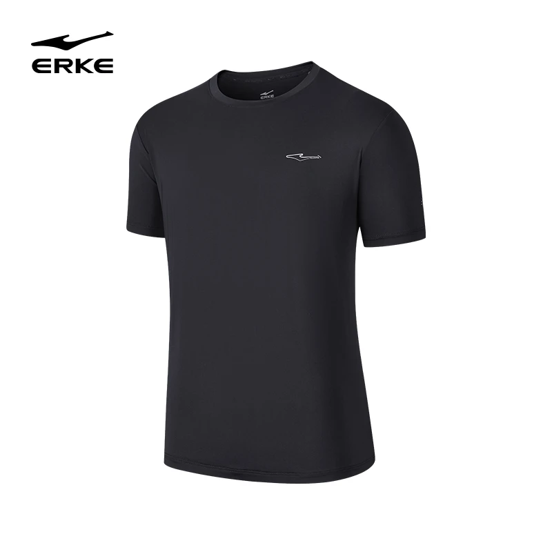 鸿星尔克运动T短袖男上衣弹力跑步透气圆领T恤51225102105-yl-nc
