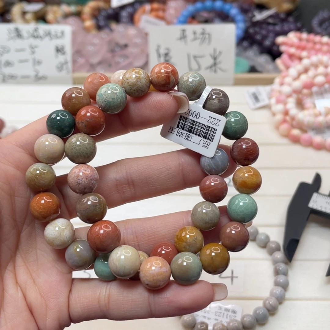 未镶嵌手链硅化玉D****n119