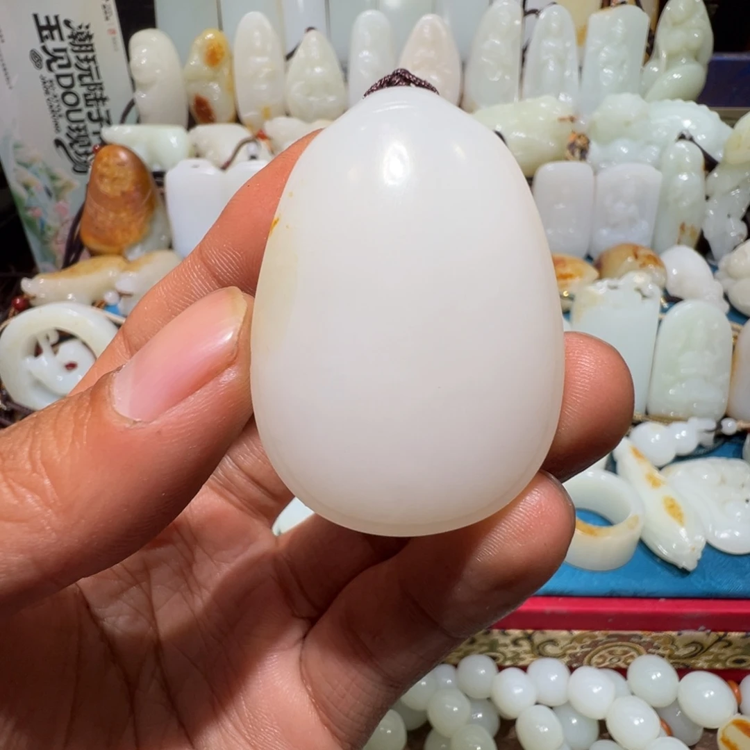 老***y和田玉未镶嵌吊坠(不含链)