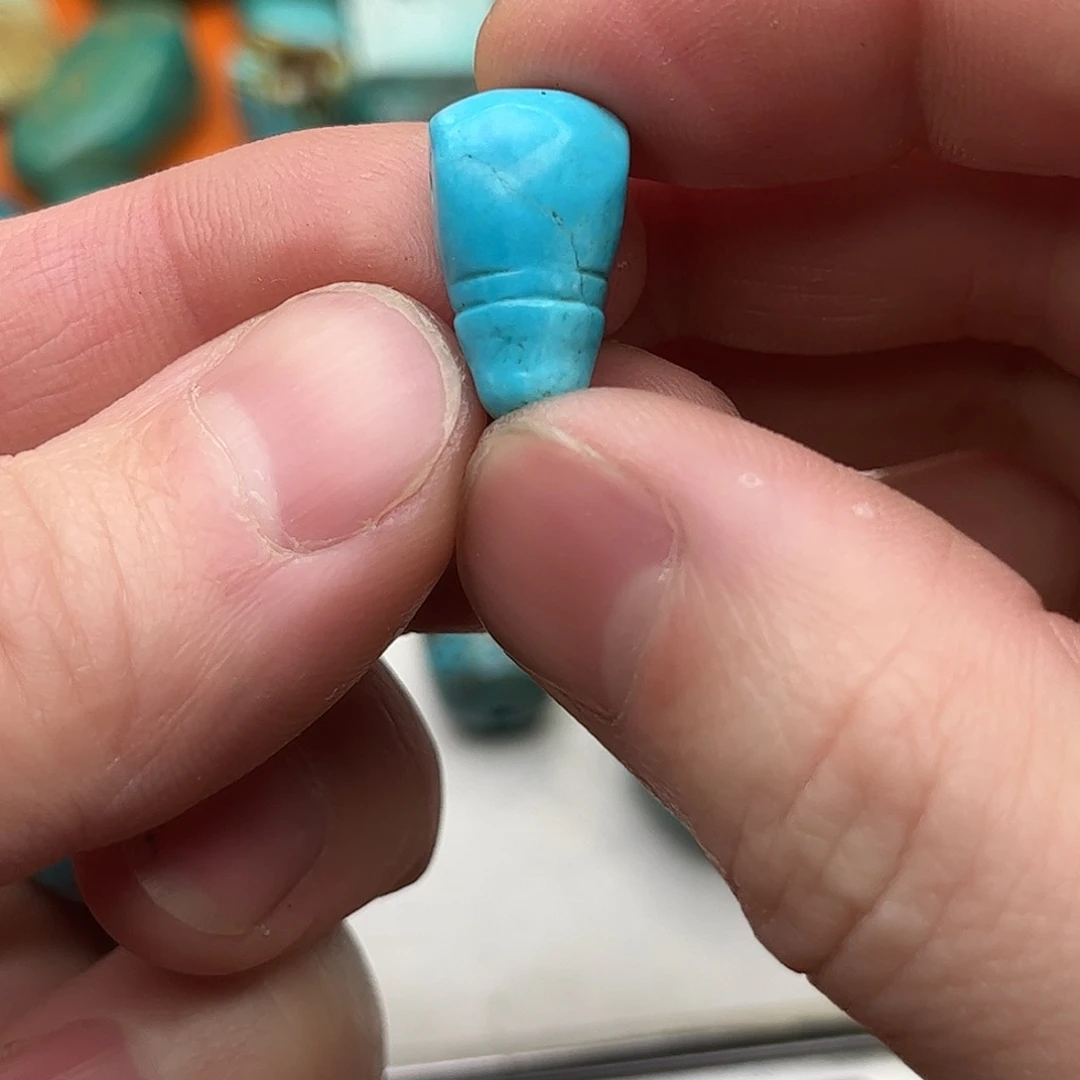 绿松石未镶嵌吊坠(赠链)