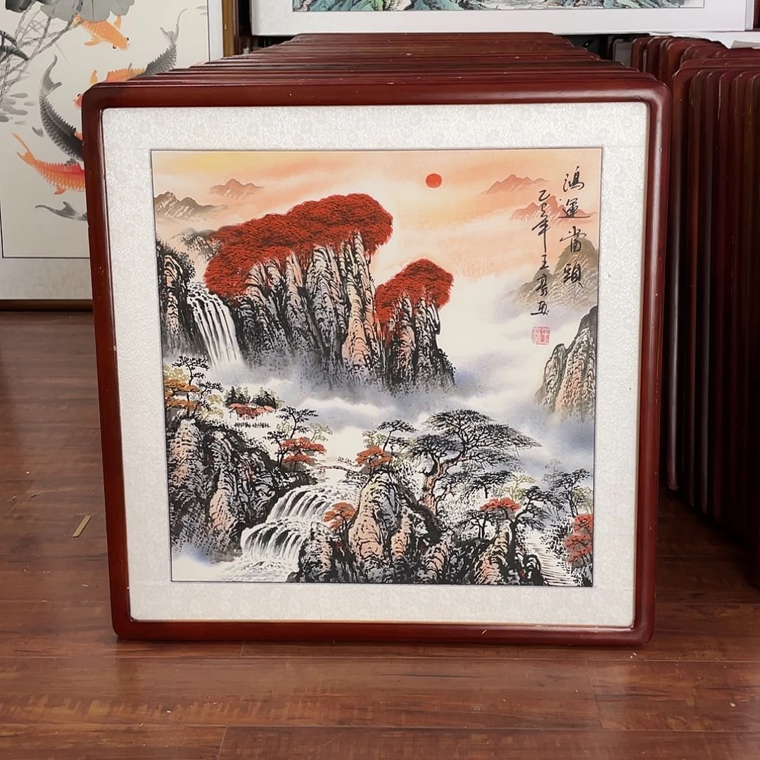 国画带框尺寸63*63厘米