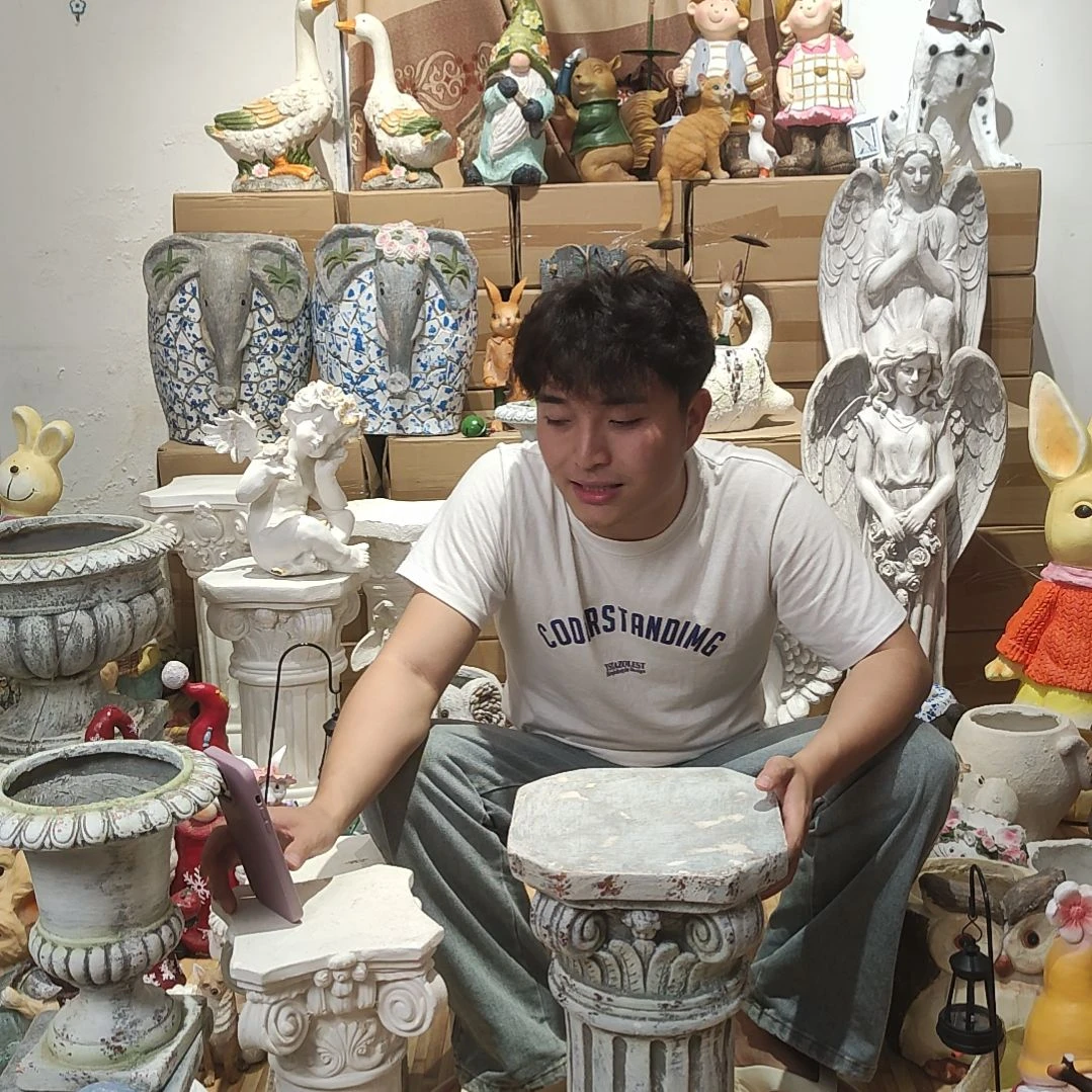 合成树脂复古45厘米罗马柱