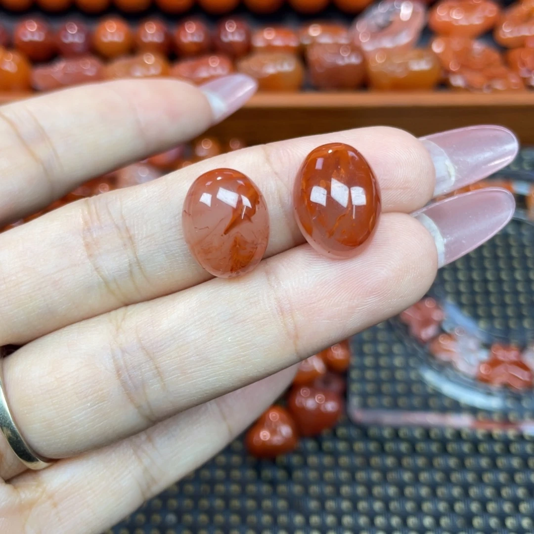 南红玛瑙未镶嵌颈饰蛋面