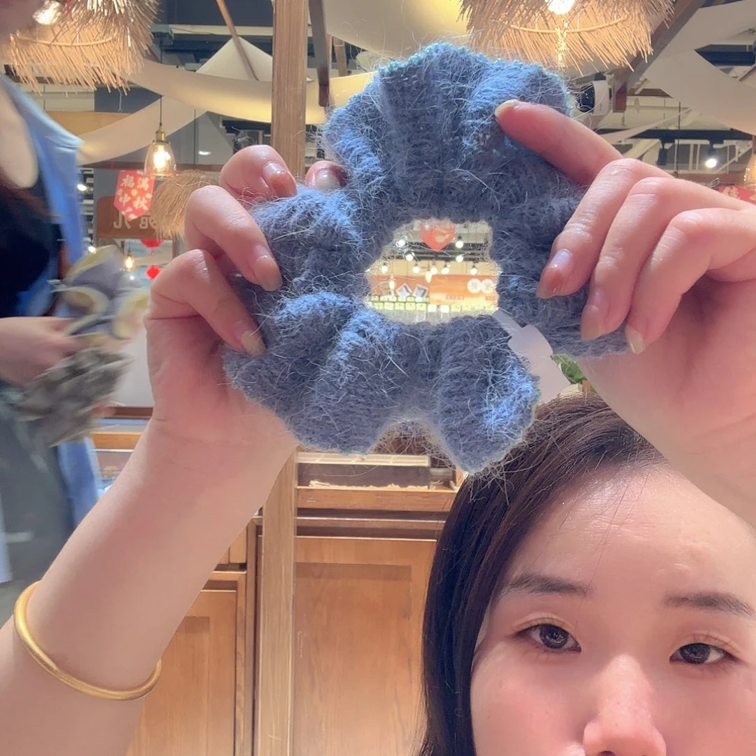 皮质非金属毛线发圈