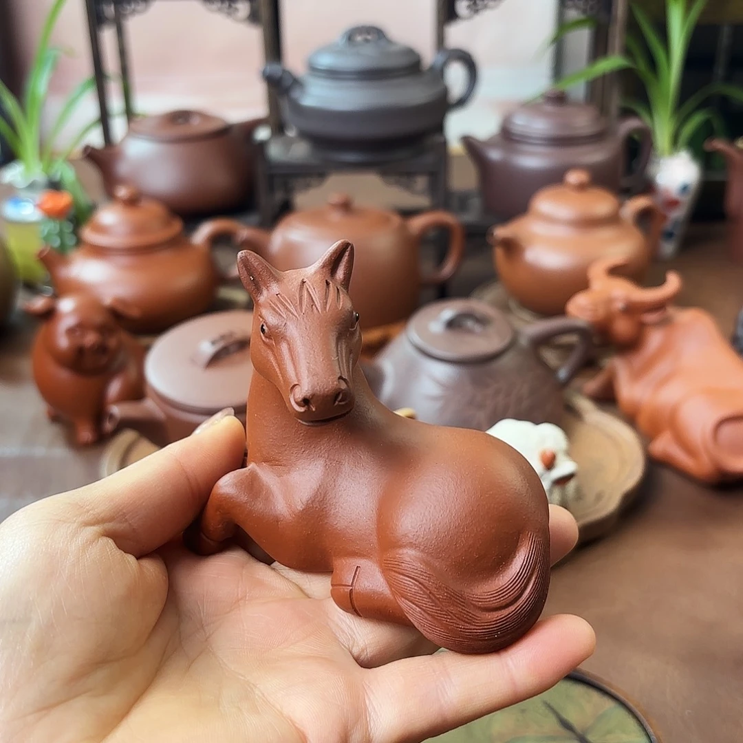 茶壶紫砂马到成功