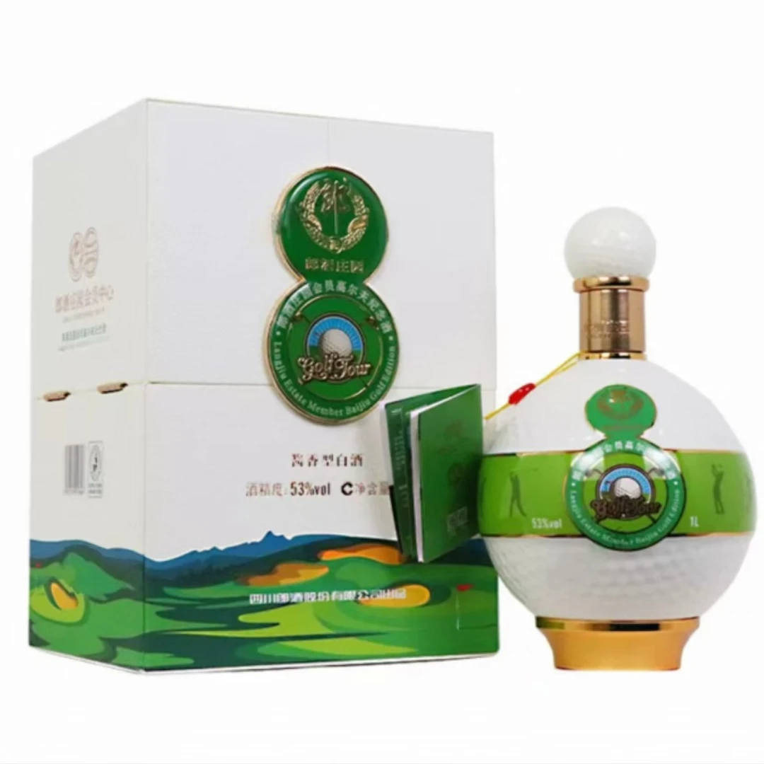 Langjiu/郎酒公斤装高尔夫纪念 酱香型53度1L53%Vol1000