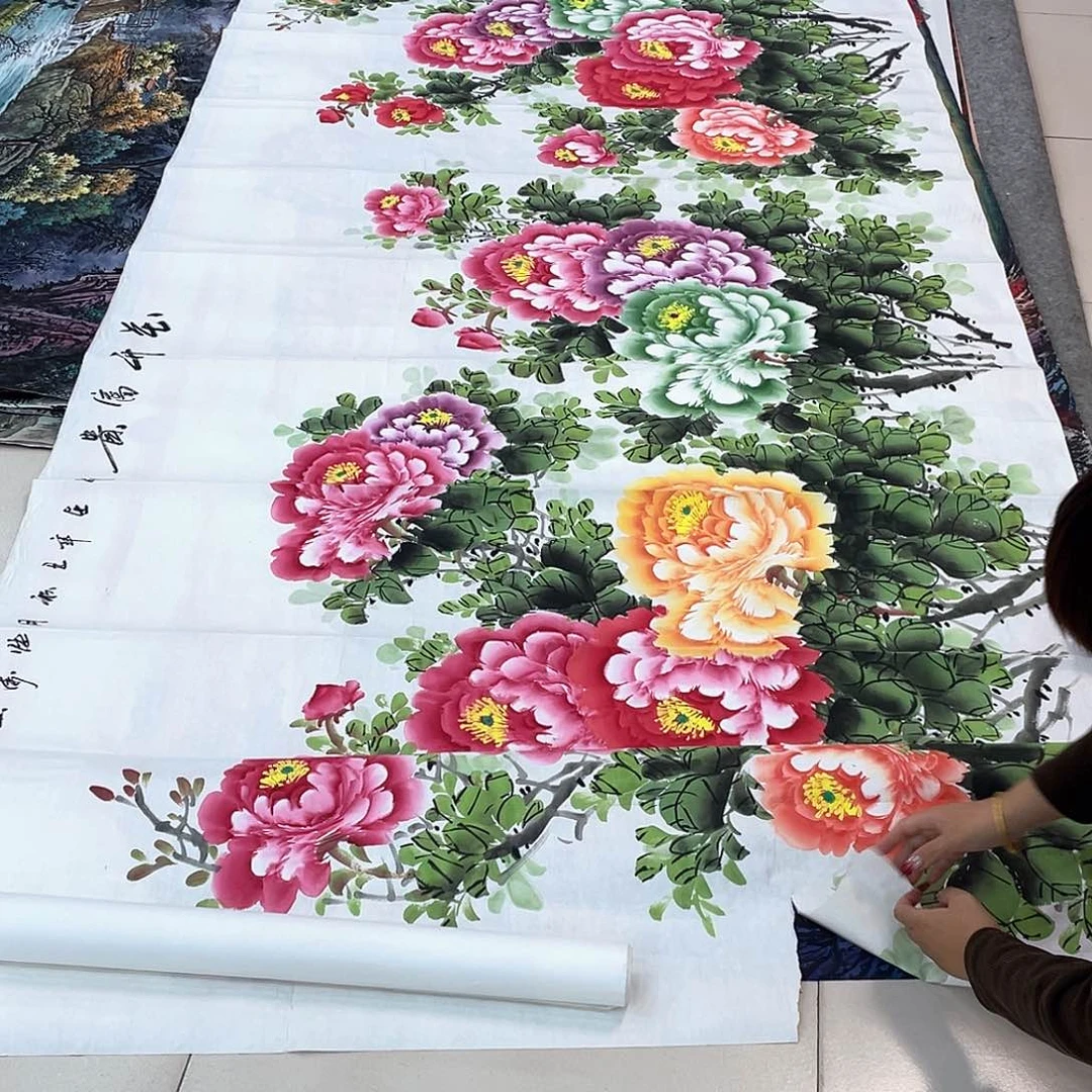 山***人国画纯手绘山水花鸟