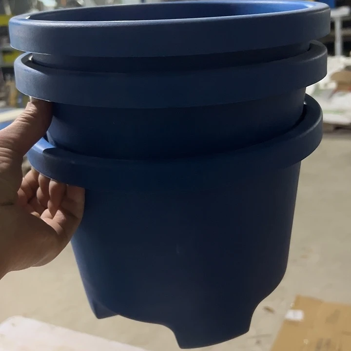 蓝色圆球根26外径19高3个