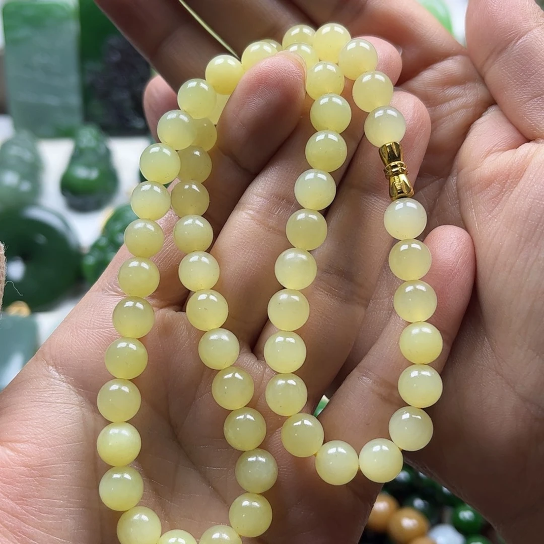 和田玉吊坠项链未镶嵌