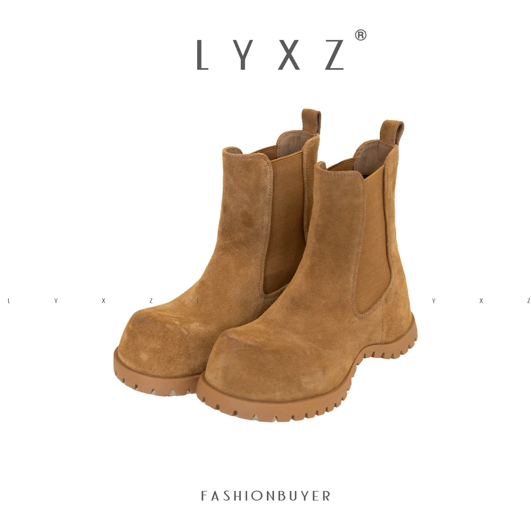 大小与新款筒英伦短靴小众洋气百搭潮流高街时装靴79708