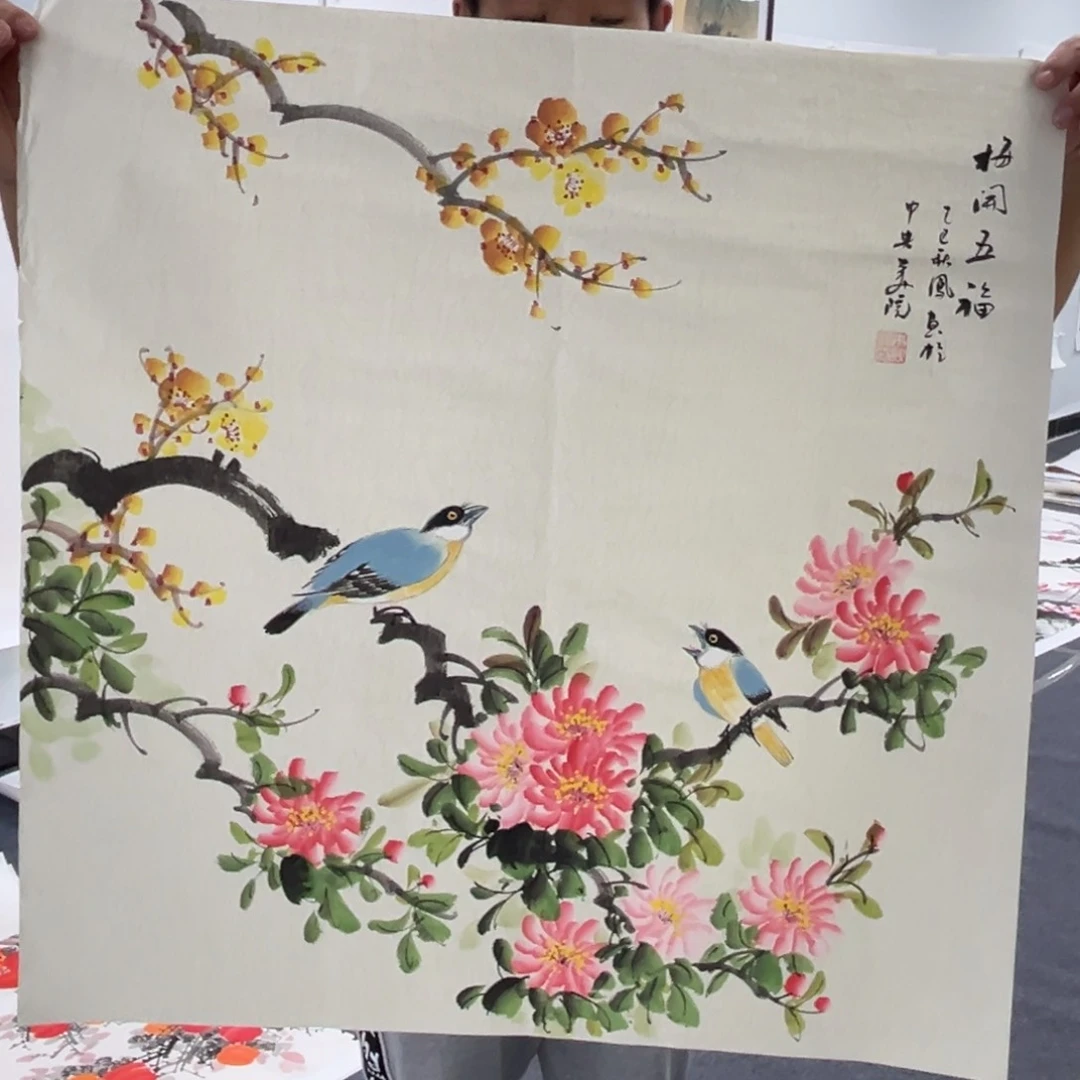 国画宣纸国画纯手绘批发