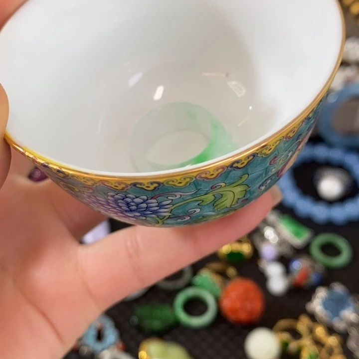 幽***，杯瓷器杯子漂亮漂亮