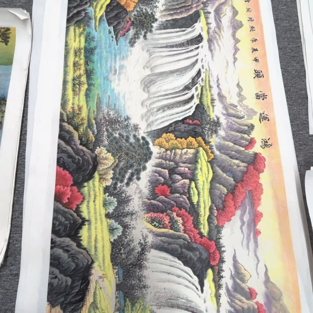 国画绘画作品多次参加全国138.68