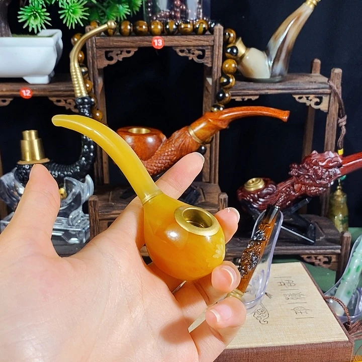 高端定制金丝楠烟嘴