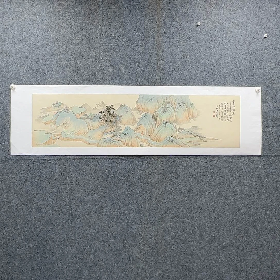 国画138*35纯手绘卫长林