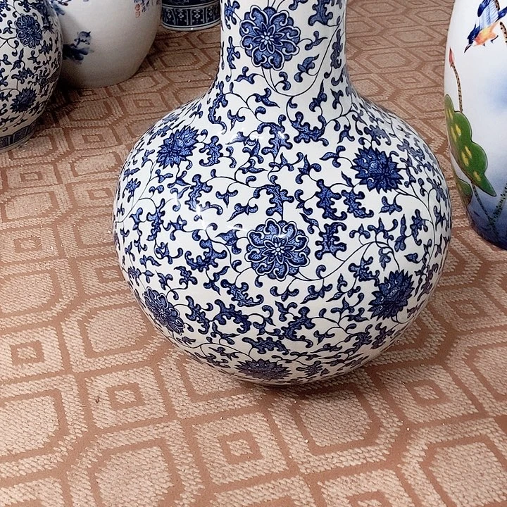 飞***飞景德镇陶瓷花瓶摆件艺术品