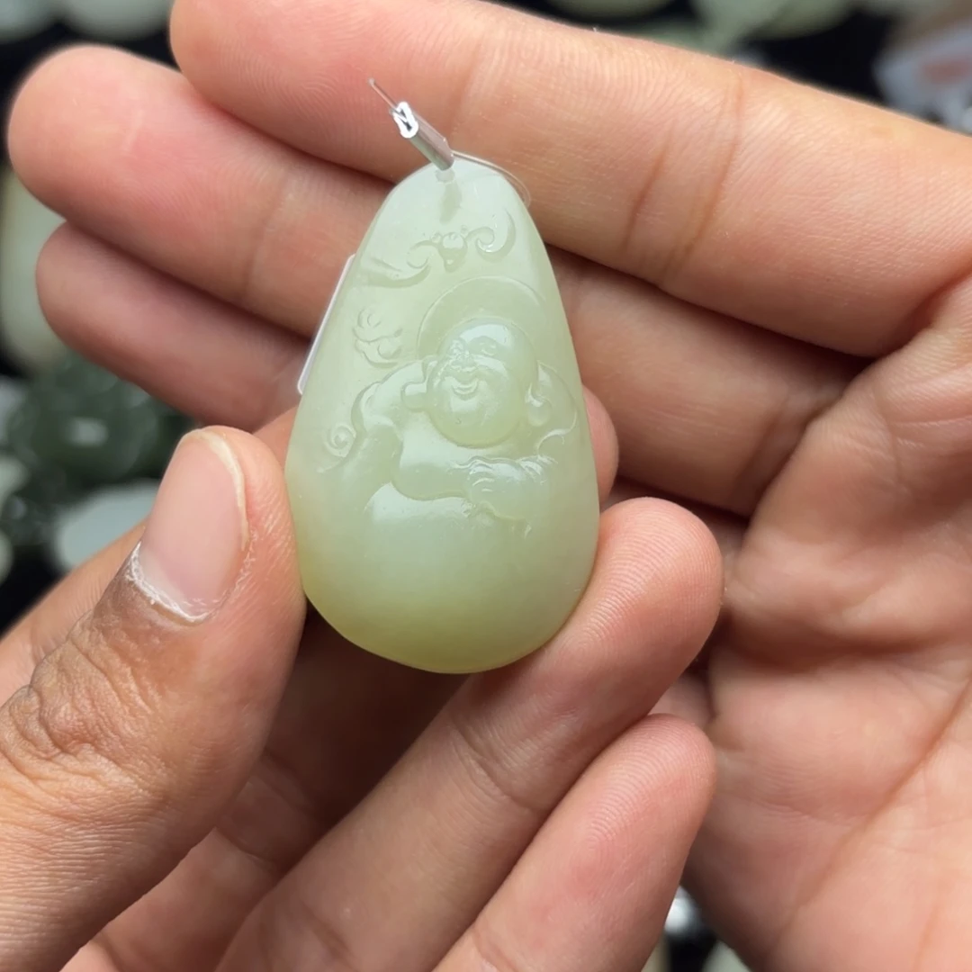 和田玉未镶嵌吊坠(不含链)