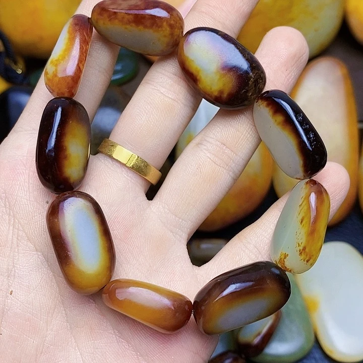 和田玉未镶嵌挂件i****↑