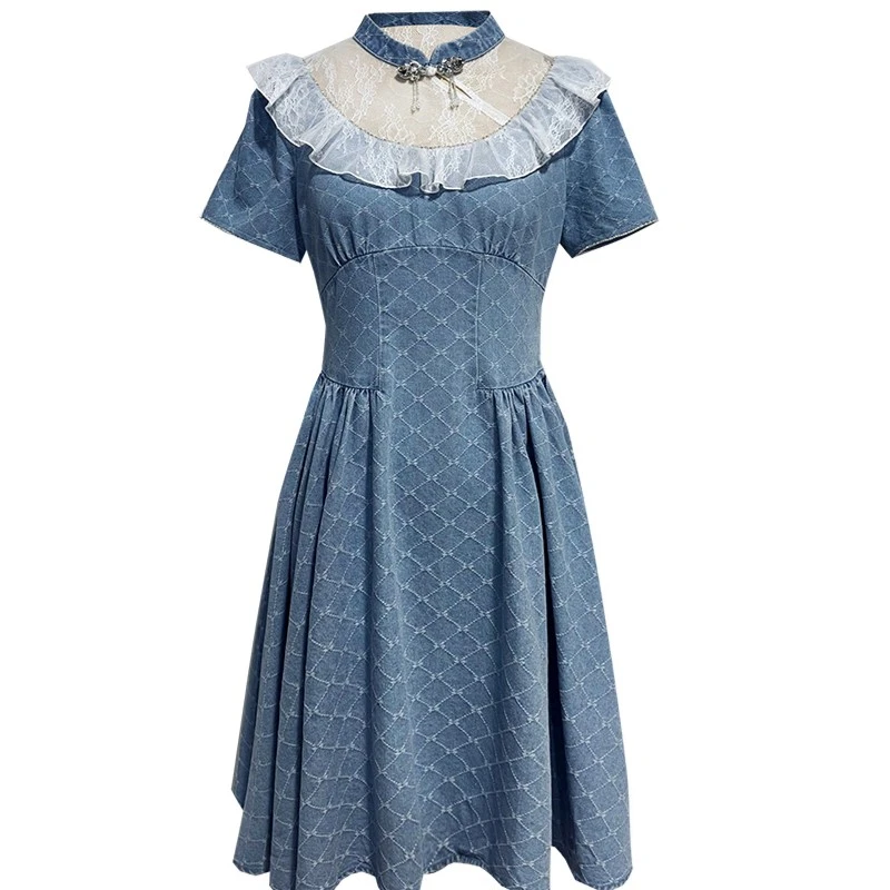 【小铃铛】牛仔连衣裙BP08133986